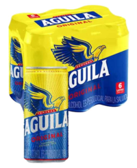 Cerveza Aguila sixpack